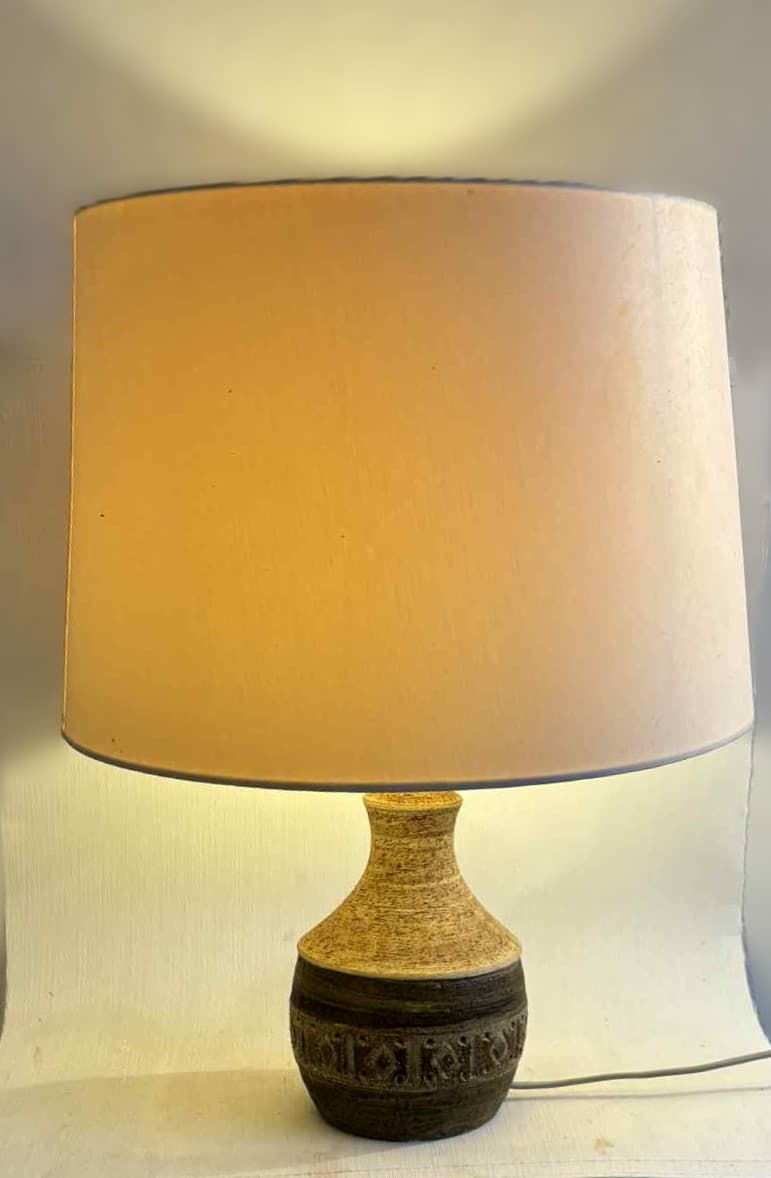 Smuk stentøjslampe, design af Chris Haslev for Jeti, Danmark, 1960s