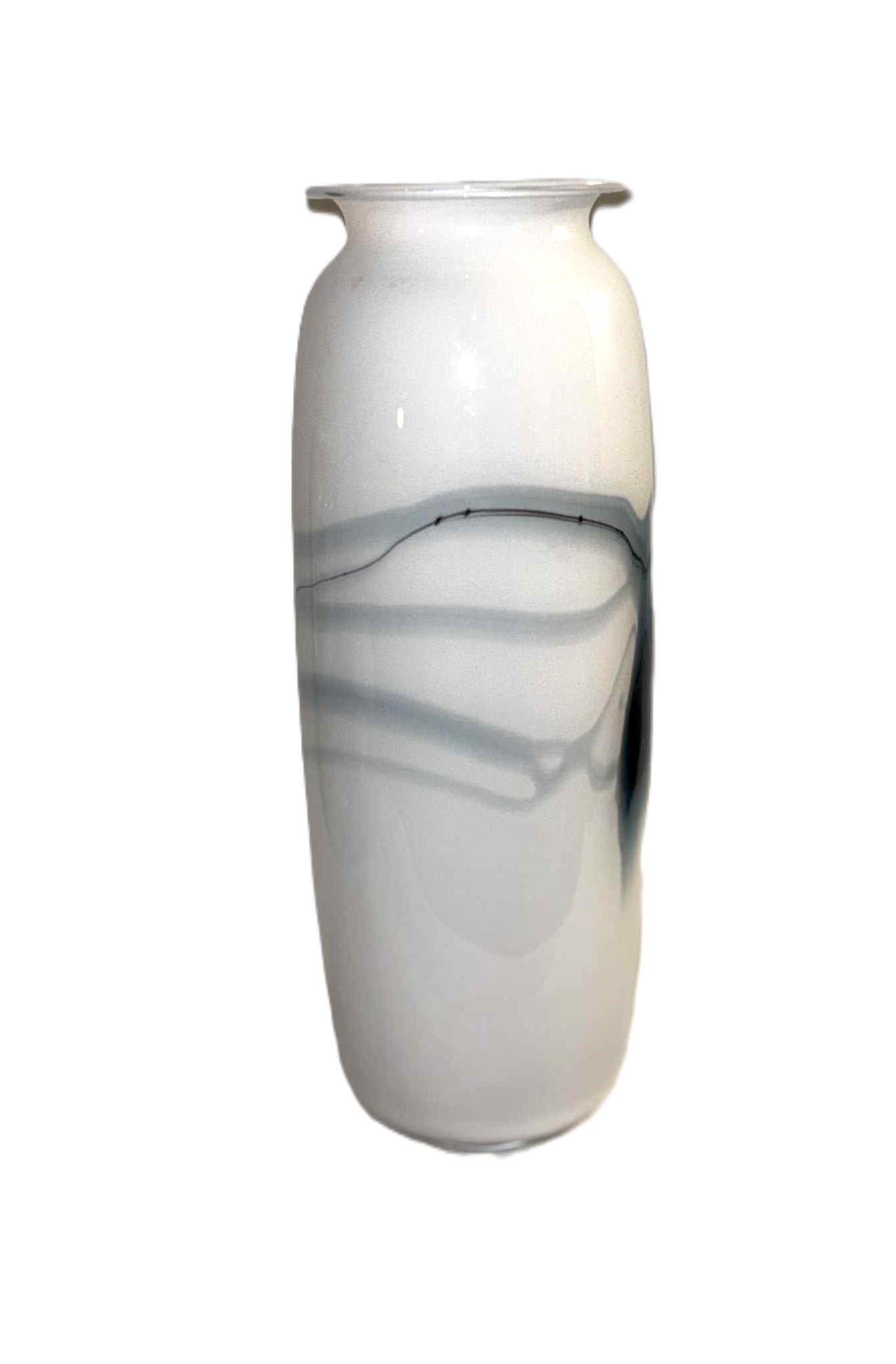 Holmegaard Atlantis opal vase, designet af Michael Bang i 1980