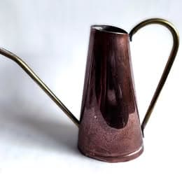 Vintage vandkande udført i kobber og messing, tilskrevet Carl Auböck, 1950`erne