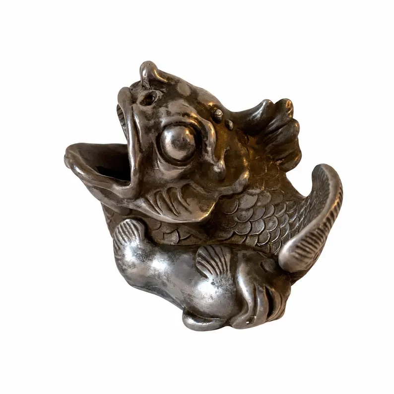 Just Andersen figurvase udført i diskometal, ca. 1930