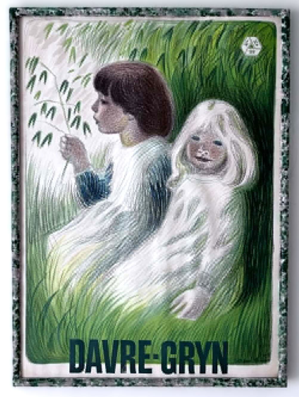 Havre Davre pigerne - Vintage Llitografisk plakat for Davregryn af Aage Sikker Hansen, 1945