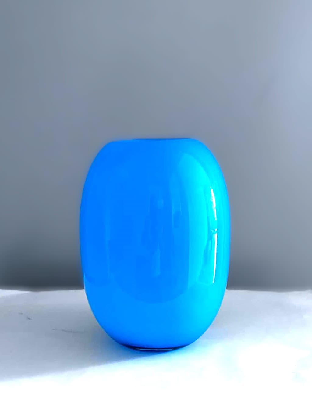 SUPER vase fra Piet Hein i farvet glas