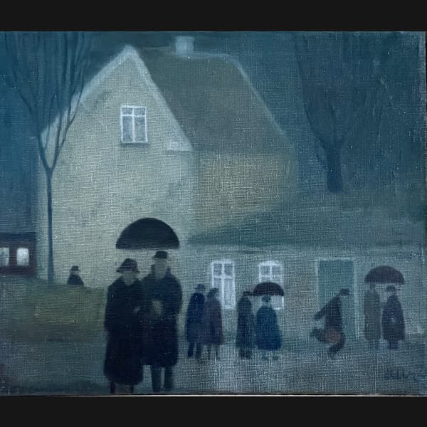 Albert Bertelsen “Toget ankommer” 1965