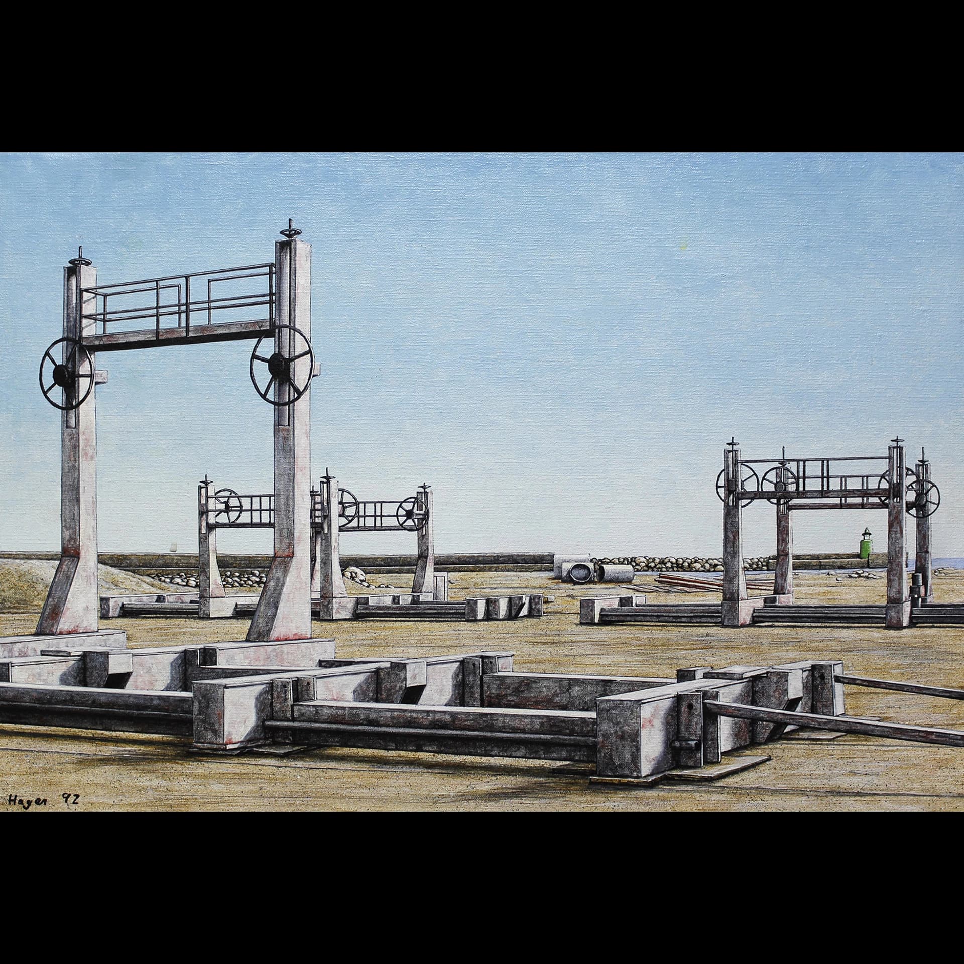 Søren Hagen. “MASKINLANDSKAB”, 1992