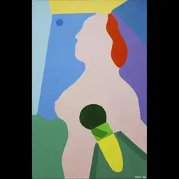 Tom Krøjer. Komposition med person, 1986