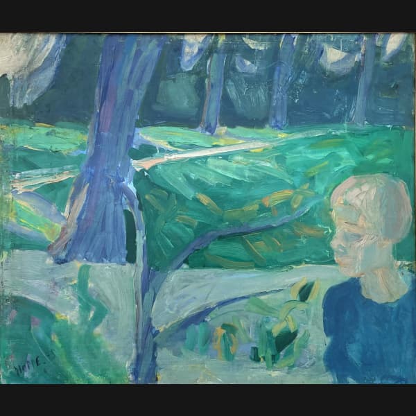 Erik Hoppe. “Pige i Søndermarken”, København 1945