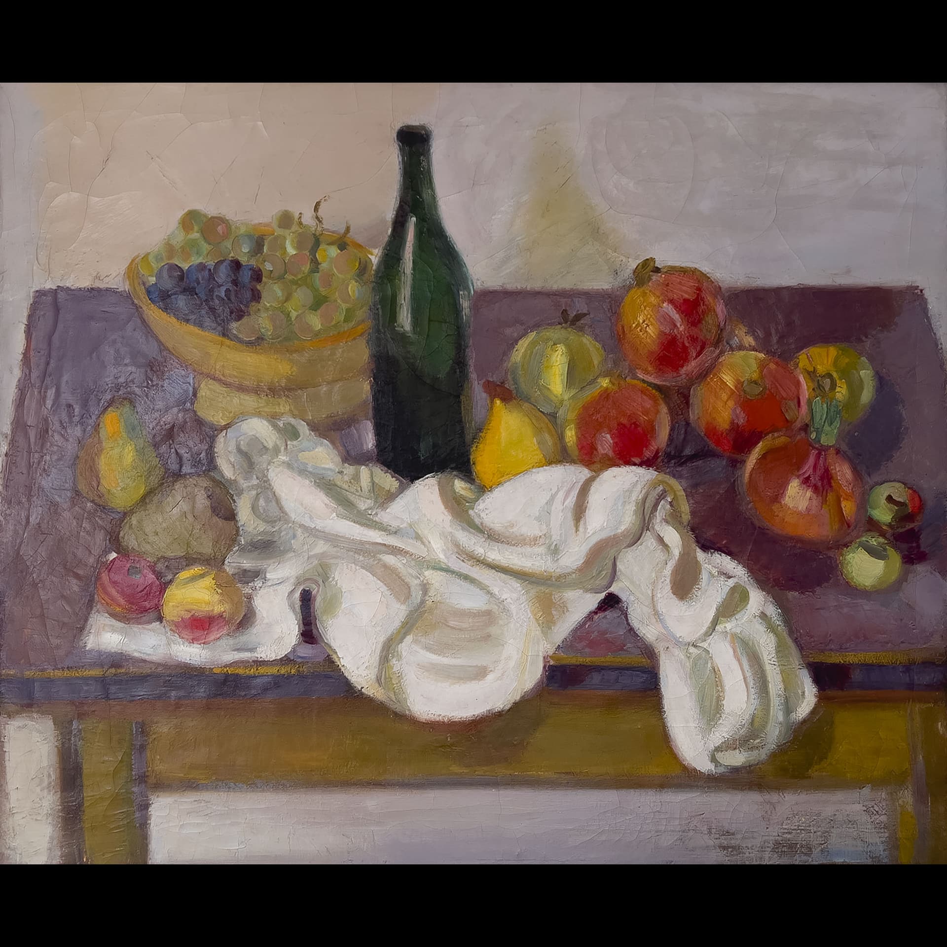 Axel Salto. Opstilling på bord, 1930.