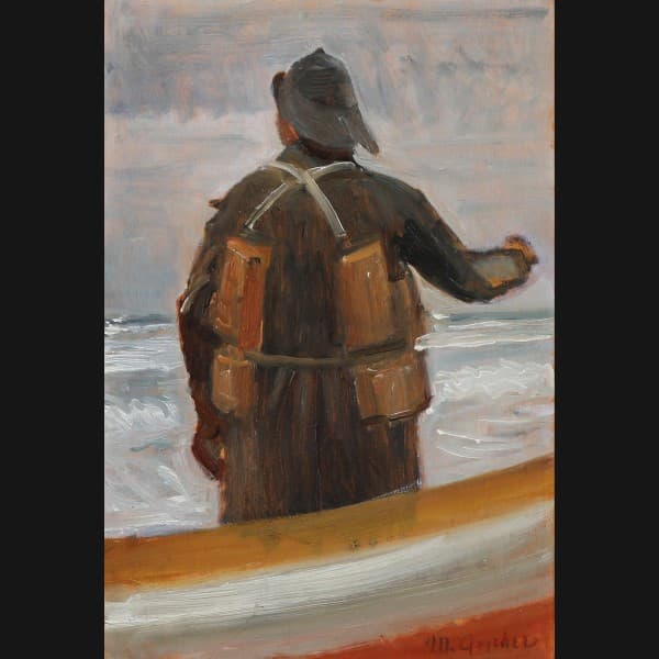 Michael Ancher “Skagensfisker Klitgaard Nielsen” 1910