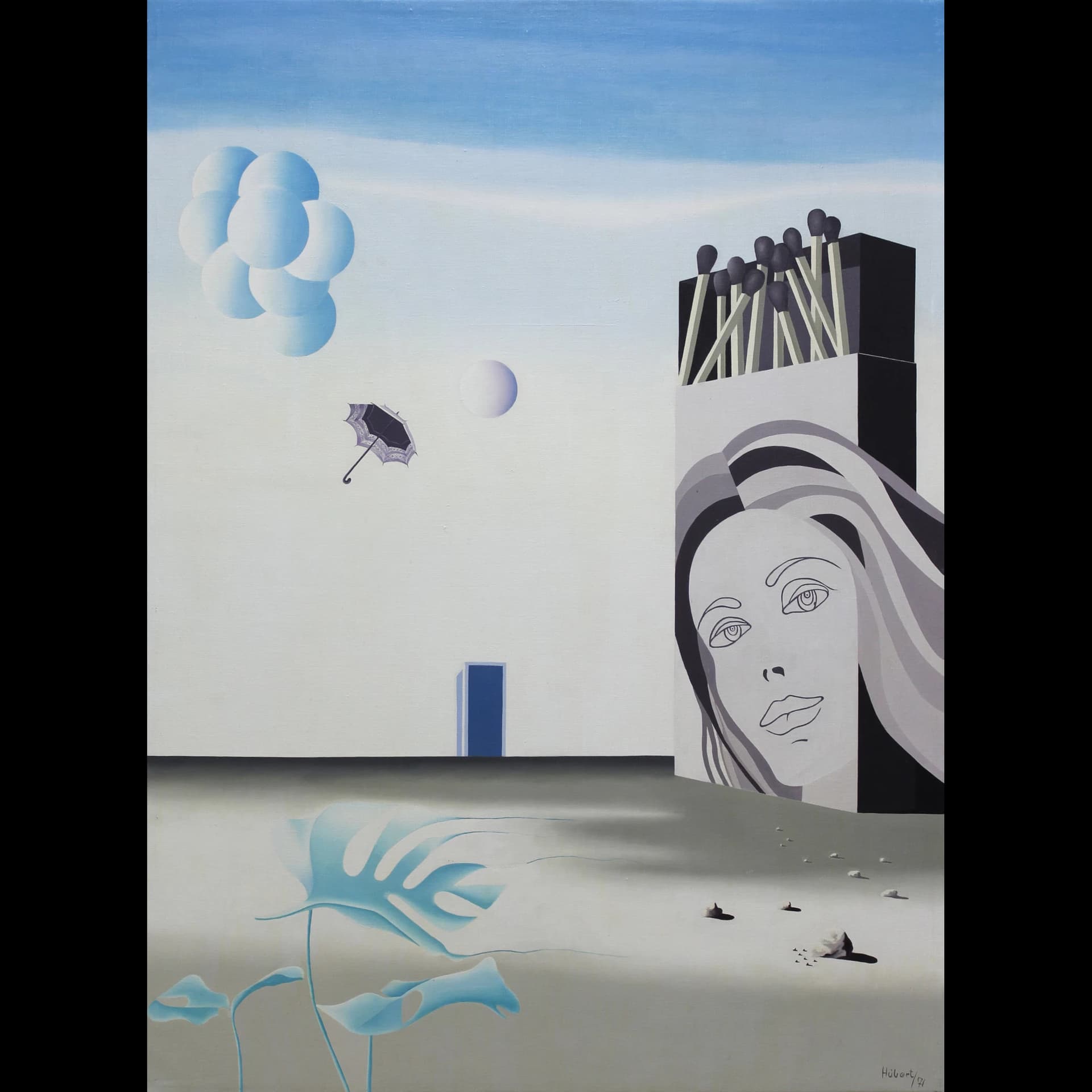 Verner Hübert Thobiasen. “MIN DRØMS MUSE”, 1971