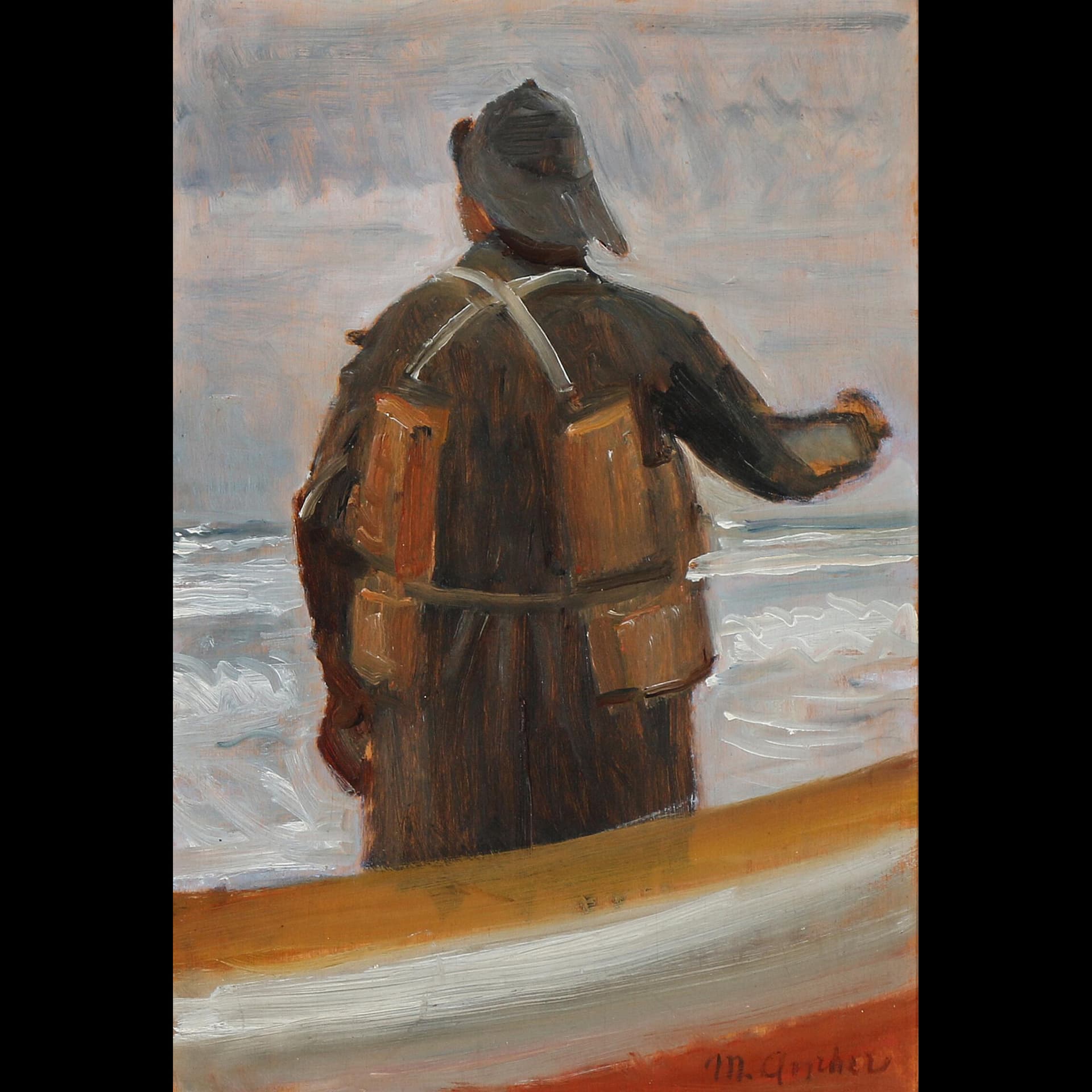 Michael Ancher “Skagensfisker Klitgaard Nielsen” 1910