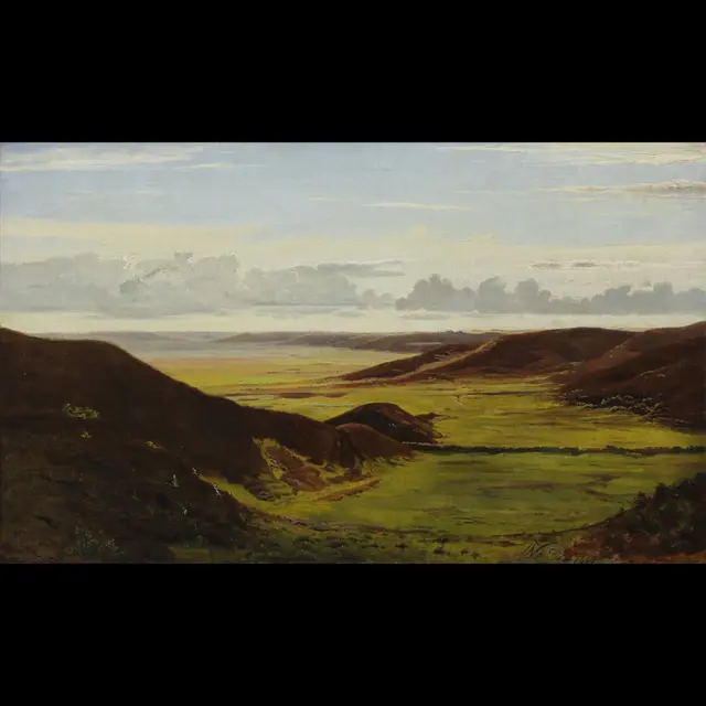 Thorvald Niss. Hammershøj bakker, 1898