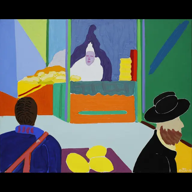 Tom Krøjer. Komposition med personer, 1986