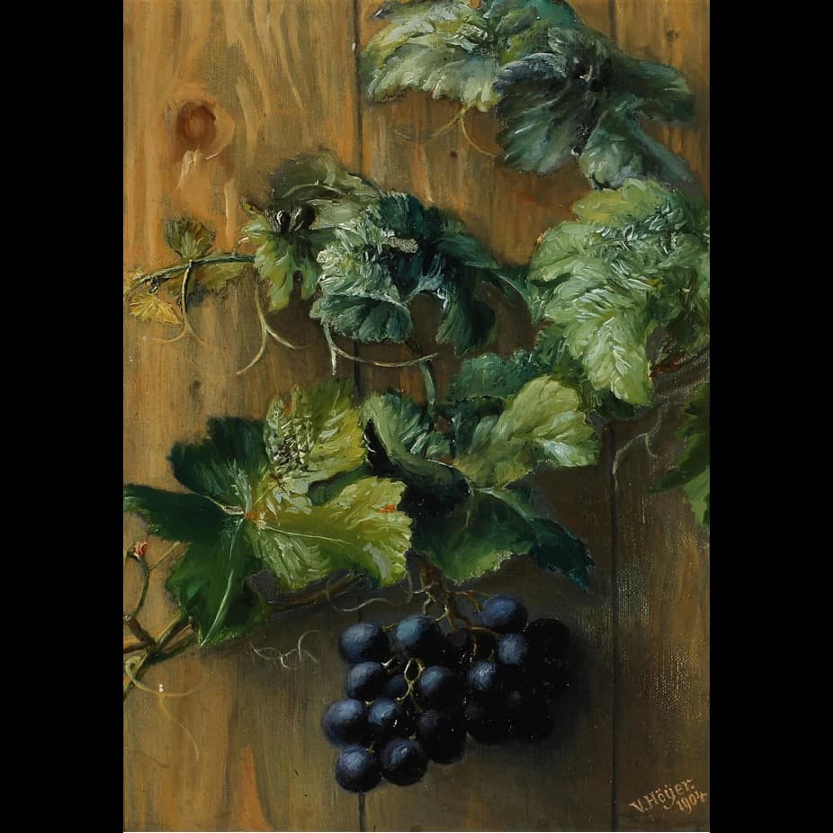 Vilhelm Julius Høyer. Vindruer, 1904
