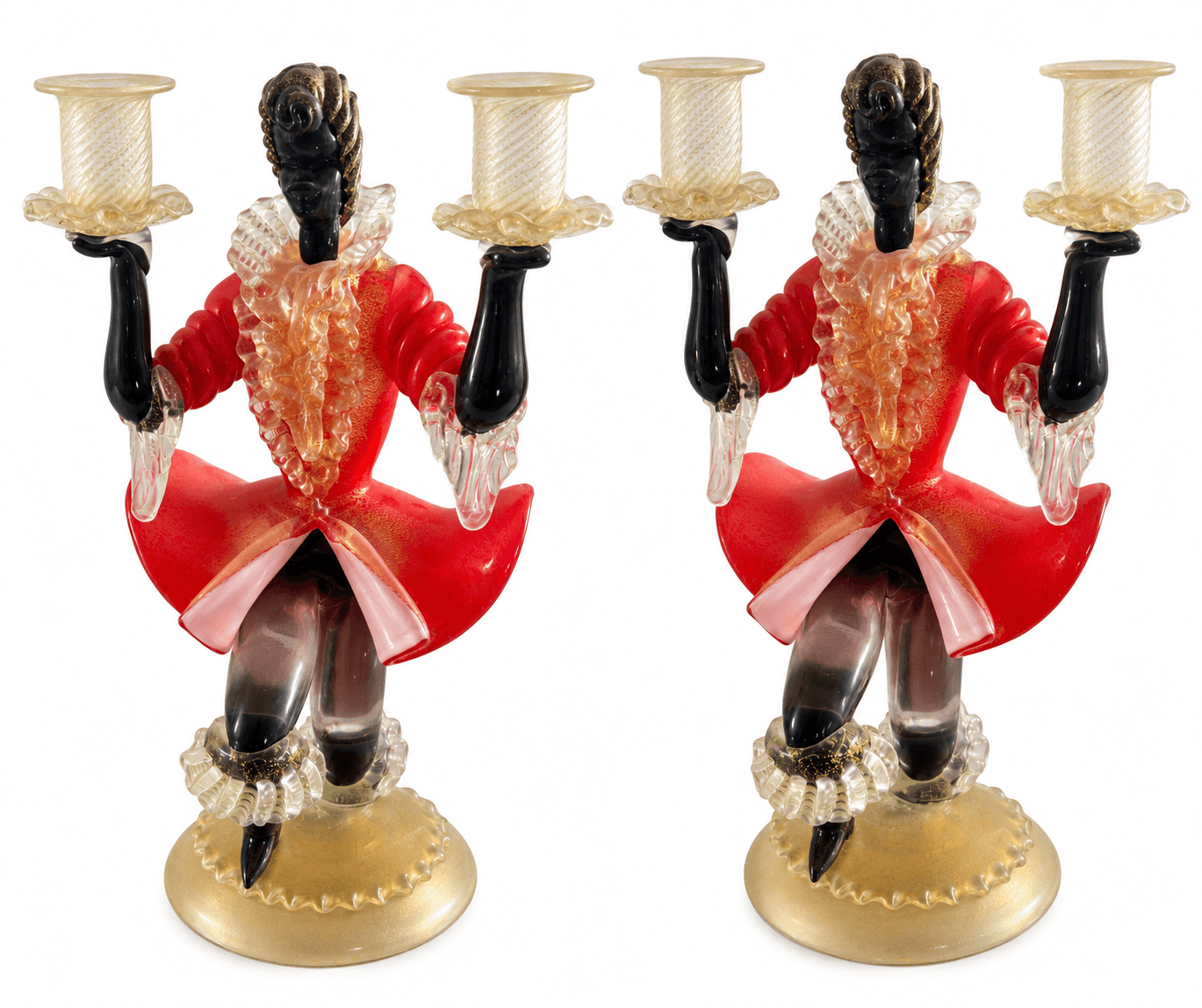 Murano glaslysestager