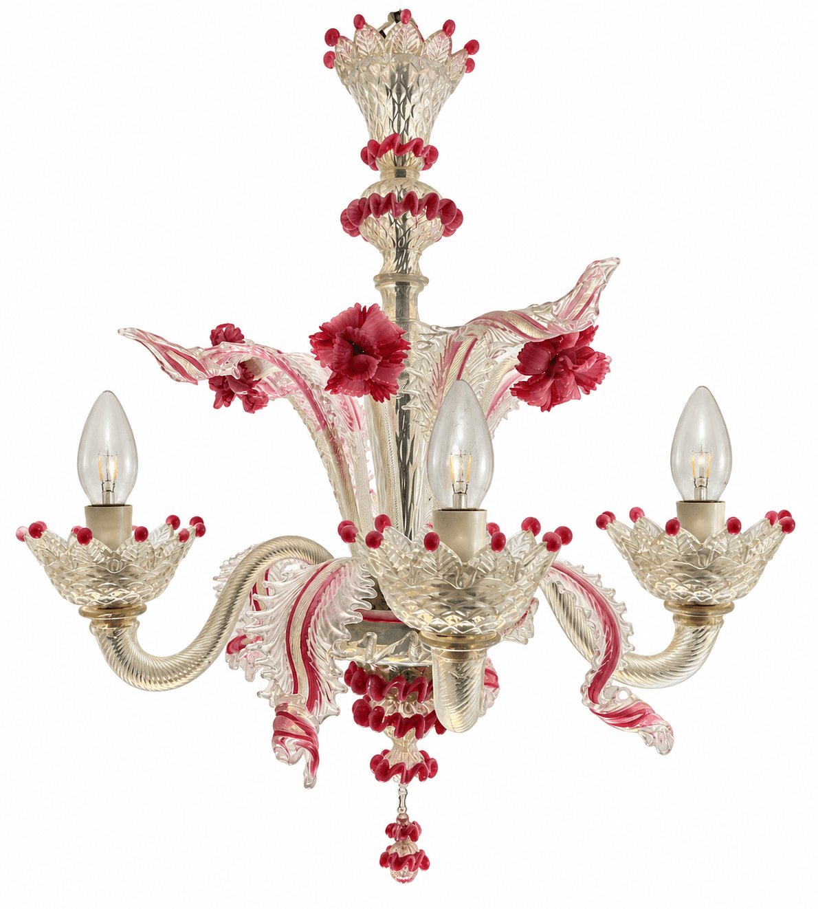 Murano glaslysekrone