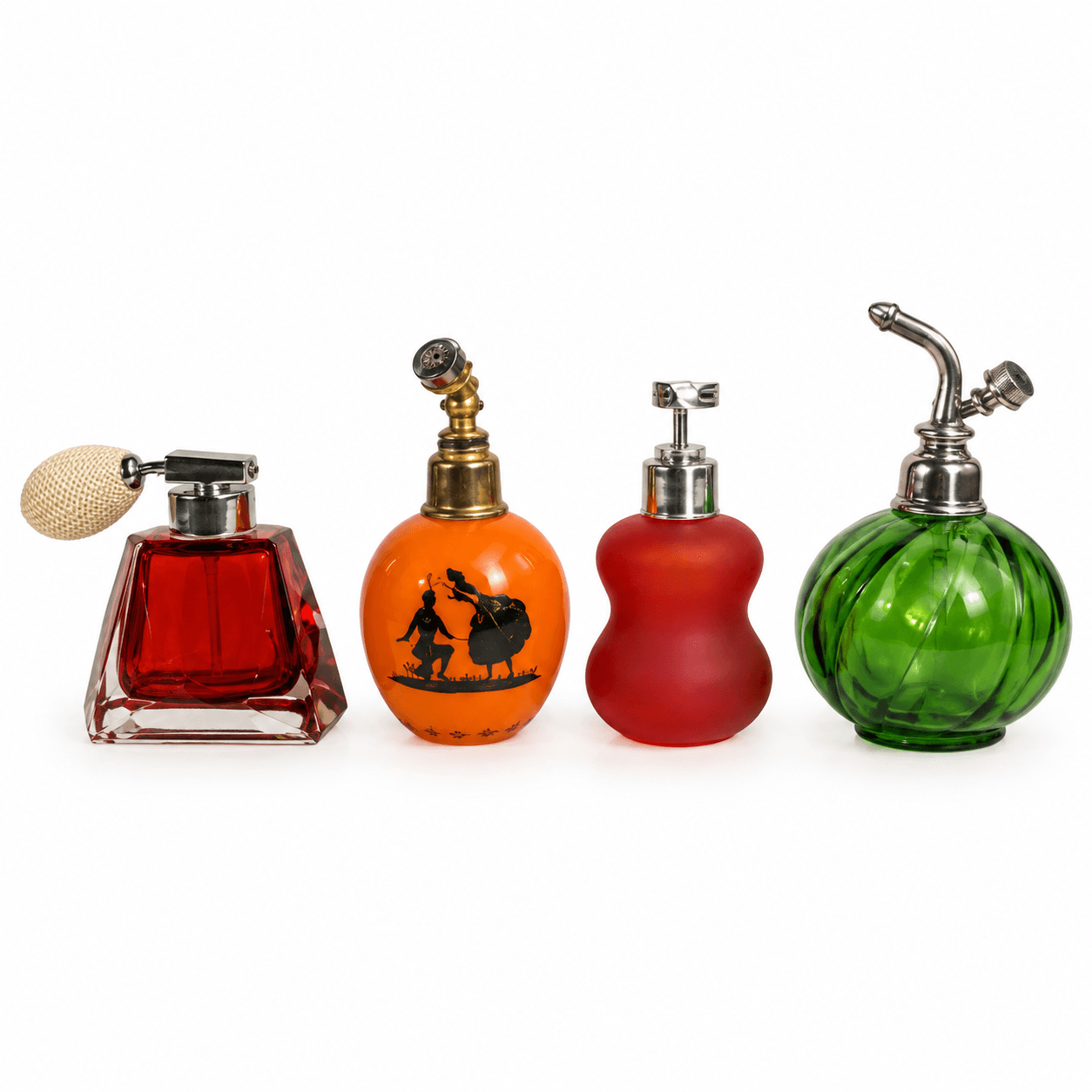 Antikke Parfumeflasker fra Frankrig og England ca. 1920