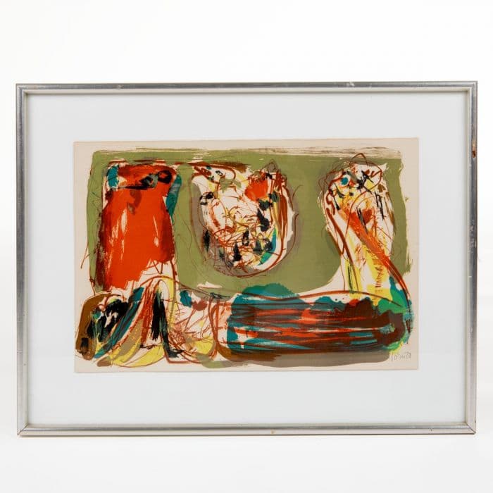 Asger Jorn litografi - "Uden titel"
