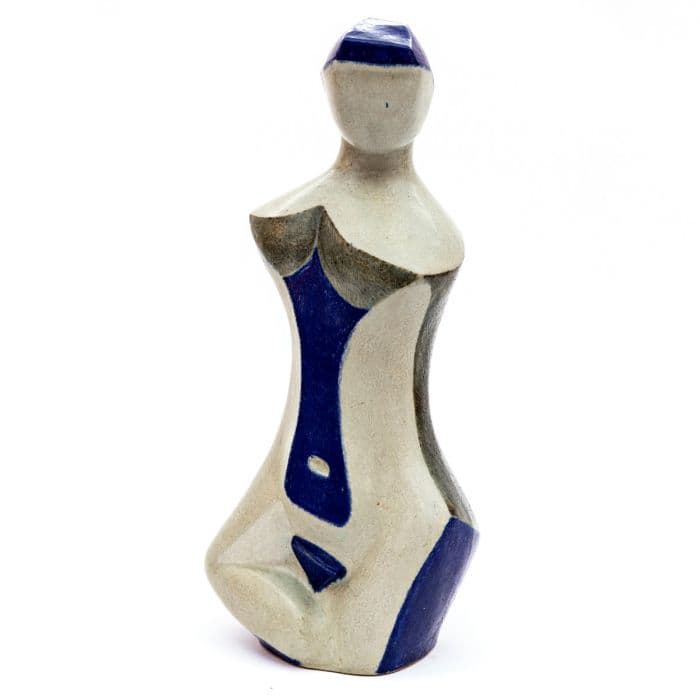 Jørgen Mogensen - Stor skulptur i stentøj, H: 81 cm