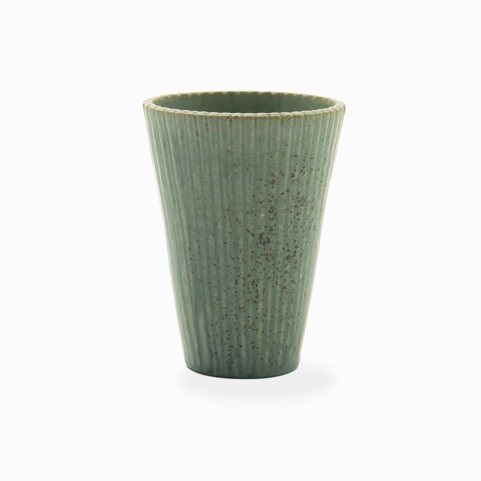Arne Bang. Vase Nr. 116 . Stentøj, glaseret