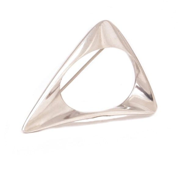 Georg Jensen broche i sterlingsølv #375 af Henning Koppel