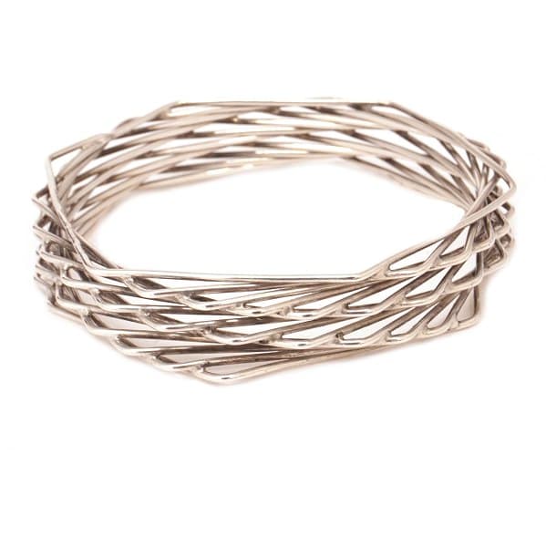 Bent Knudsen armring i sterlingsølv