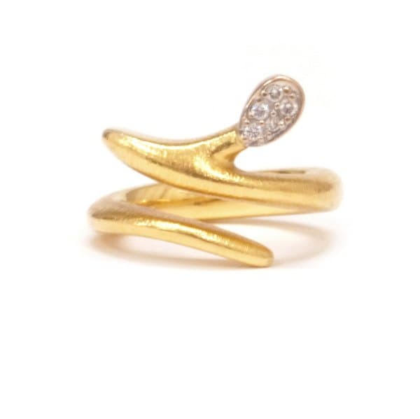 Ole Lynggaard 18kt guld Kvist ring i kraftig kvalitet stemplet #Ole L 750"