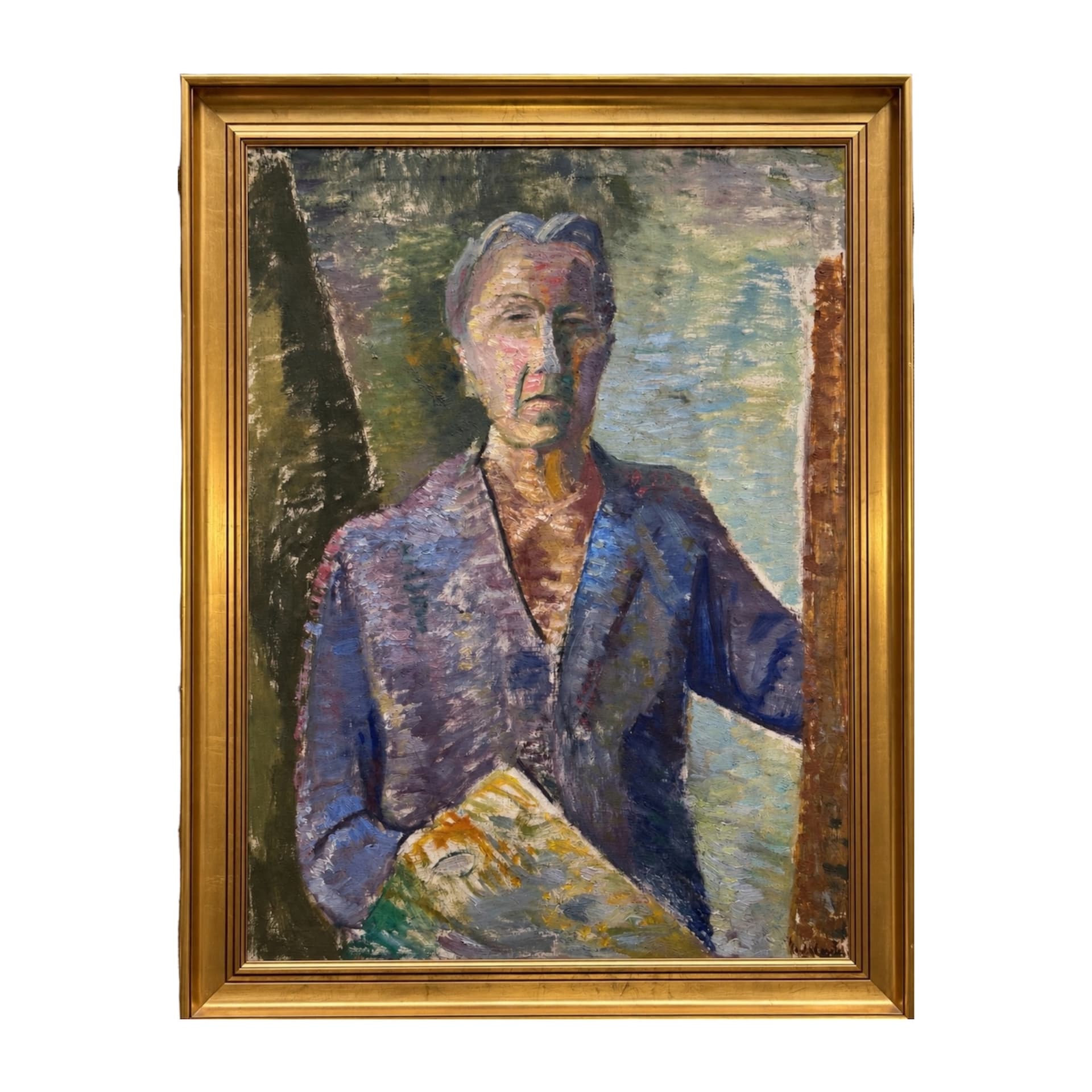 Ebba Carstensen. "Selvportræt af kunstneren".
