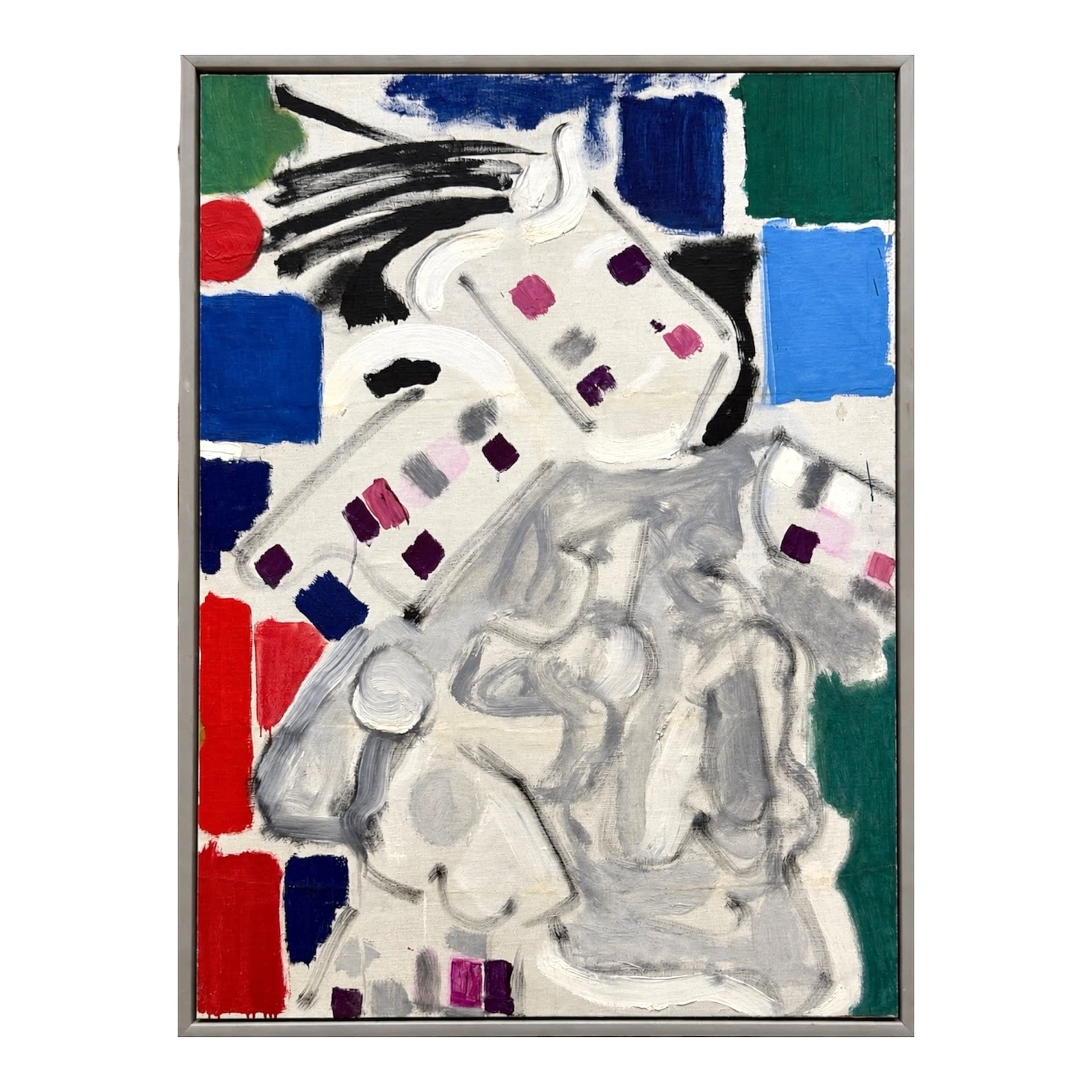 Else Fischer-Hansen. "Barnebarnet Pernille med dukke", 1960'erne